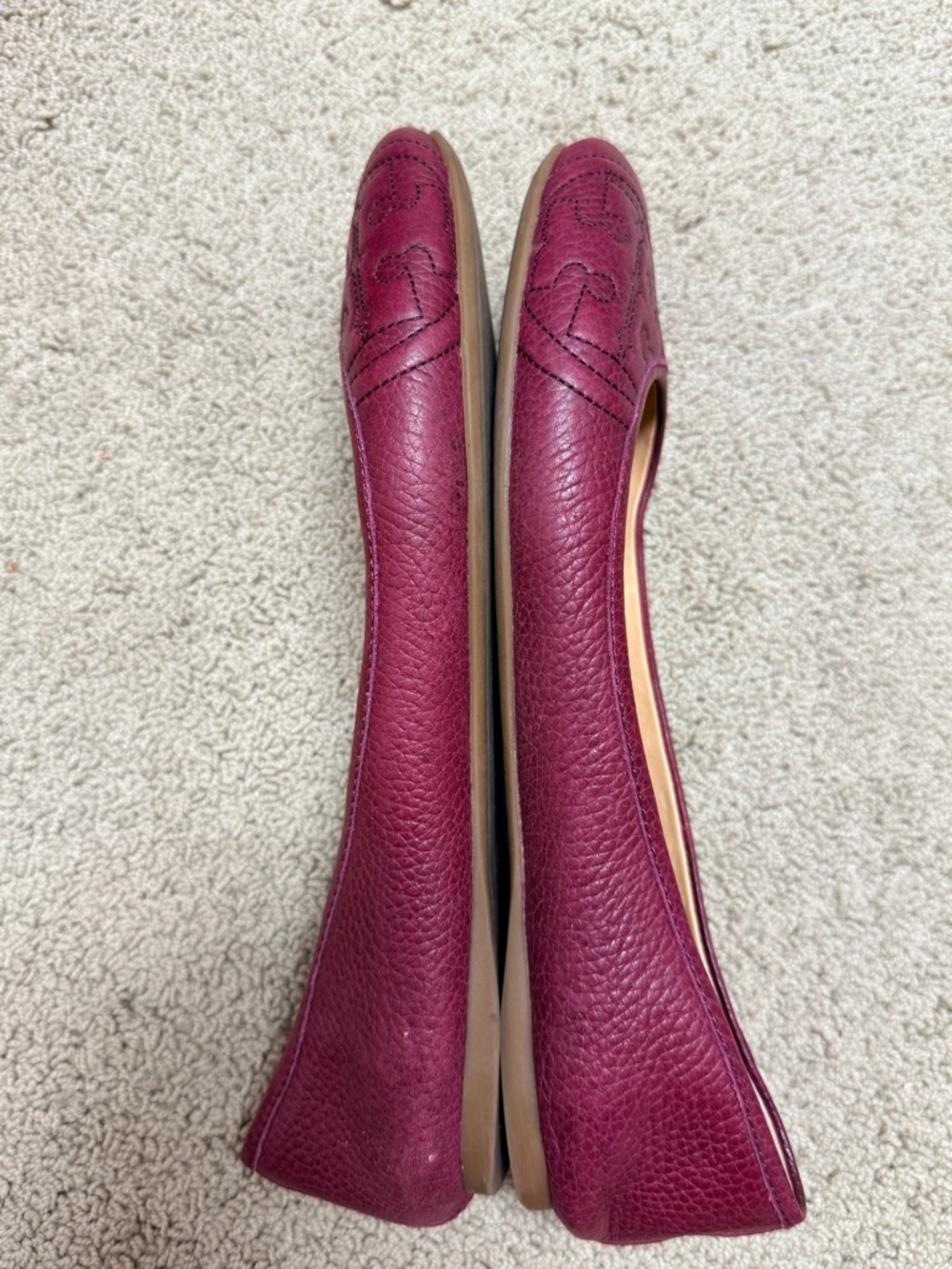 Tory Burch Leather Ballet Flats - Picture 4 of 8